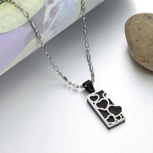 Collier D'amant En Acier Inoxydable Jigsaw Fashion Love (prix Pour Une Paire)