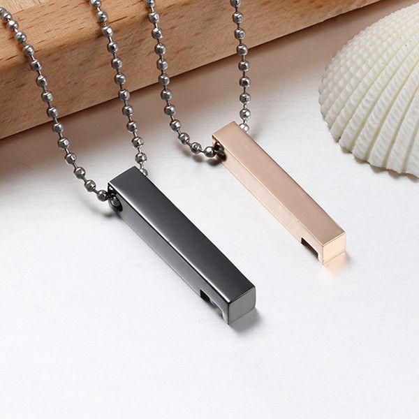 Collier D'amant Incrusté De Zircon Cubique En Acier Inoxydable En Forme De Feu Exquis