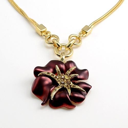 Collier De Chaîne De Clavicule Rétro En Forme De Fleur De Mode Et D'étoile De Mer Pour Les Femmes