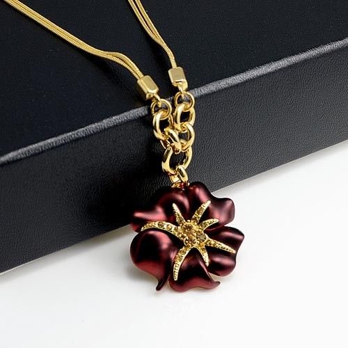 Collier De Chaîne De Clavicule Rétro En Forme De Fleur De Mode Et D'étoile De Mer Pour Les Femmes