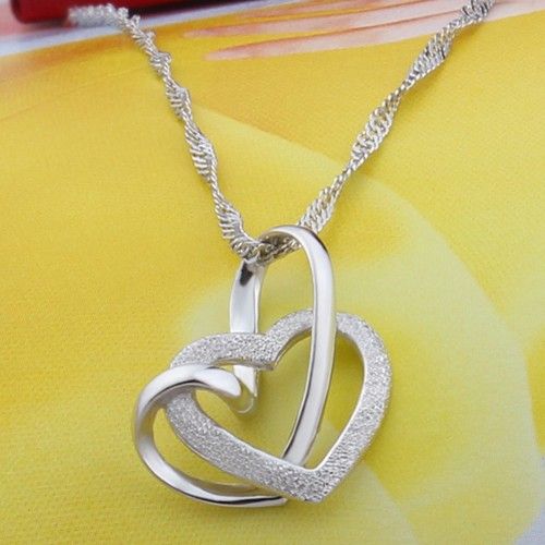 Collier Entrelacé En Argent Sterling 925 Avec Motif Original