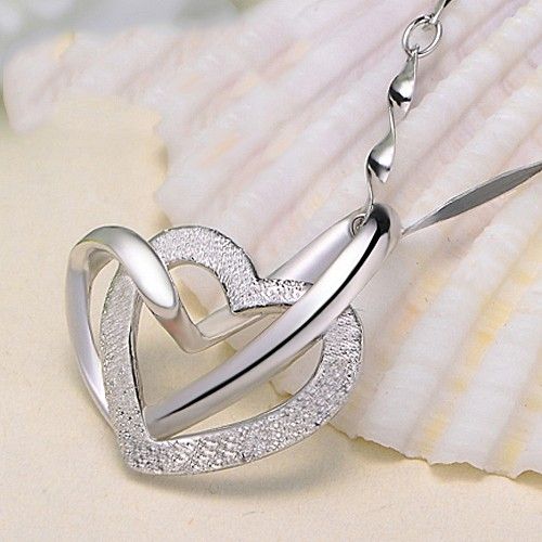 Collier Entrelacé En Argent Sterling 925 Avec Motif Original