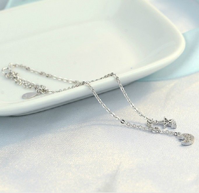 Collier Pour Femme En Argent Sterling 925 À La Mode