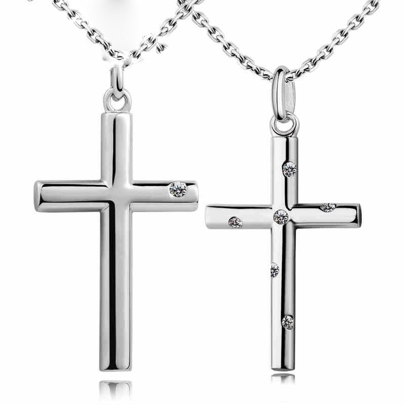 Colliers De Couples Original S925 Silver Cross