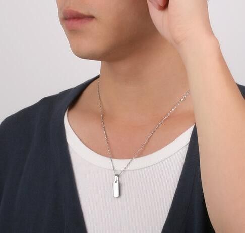 Pendentif Punk Minimaliste Mode Homme