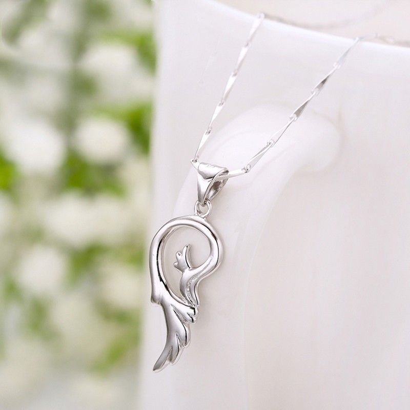 Wings Of Love Colliers De Couple En Argent Sterling 925 Pour Amoureux (prix Pour Une Paire)