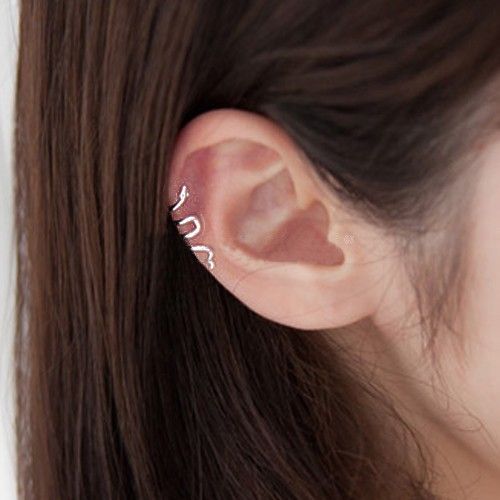 Boucle D'oreille Pour Femme En Alliage Sans Allergique En Forme De Serpent