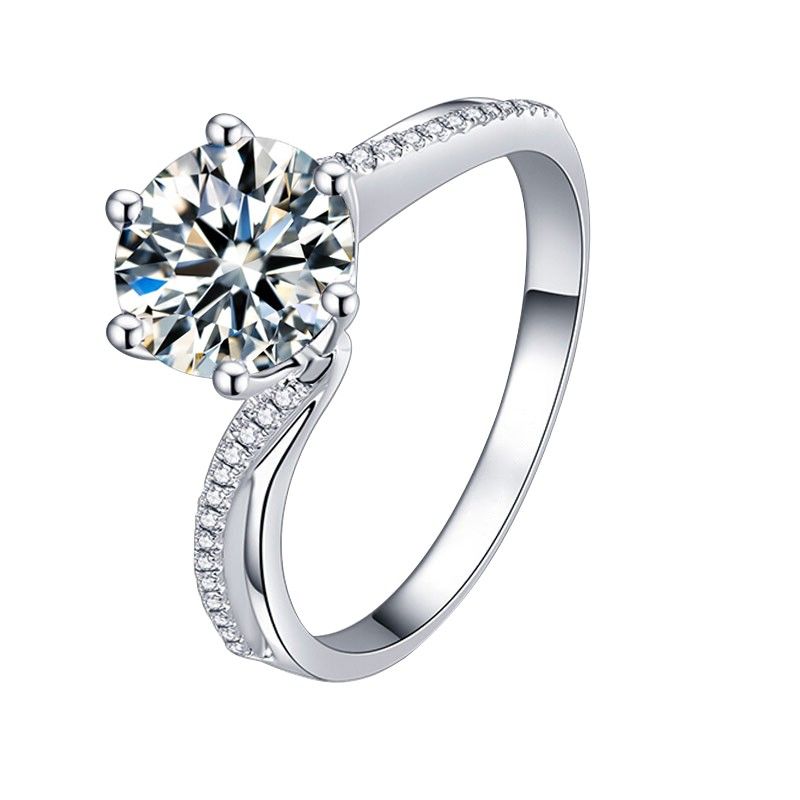 0.3 - 1.0 Carat Simulé Bague De Fiançailles / Mariage / Promesse De Diamant Pour Elle