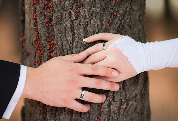 Bague En Tungstène Noir Pour Homme Avec Différentes Tailles À Choisir