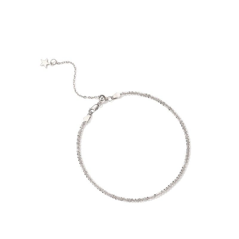 Bracelet À Chaîne Simple Pour Femme En Argent Sterling 925