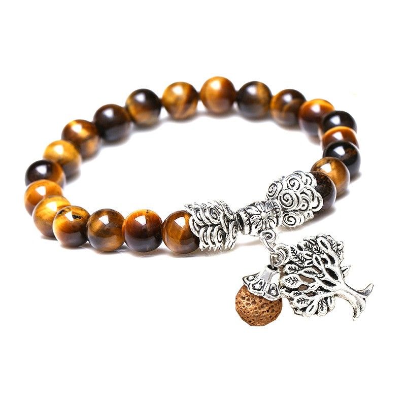 Bracelet Perlé Unique Arbre De Vie Pour Femme