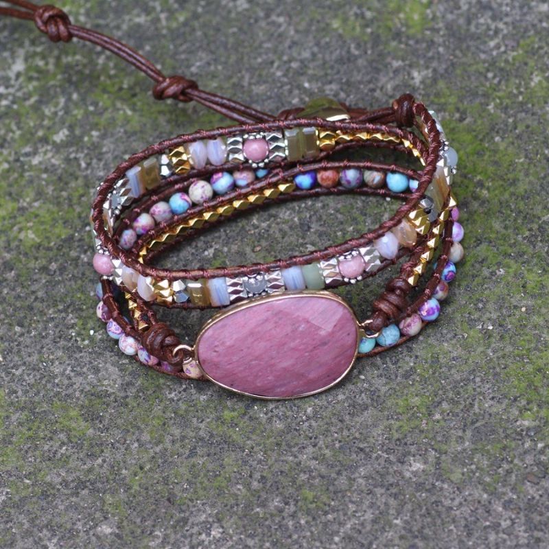 Bracelet De Perles Ethnique Bohème Unique Pour Les Femmes